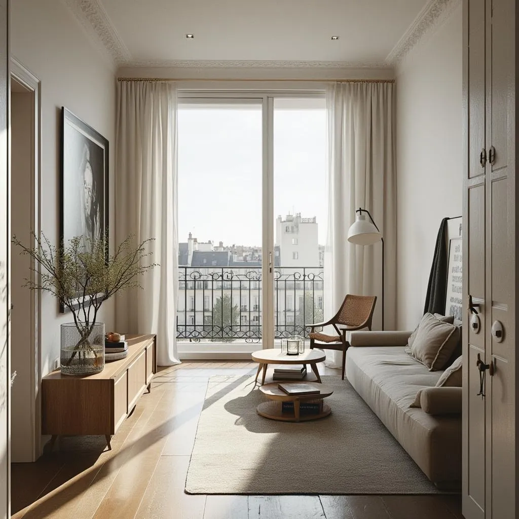Appartement moderne à Paris identifié par IA